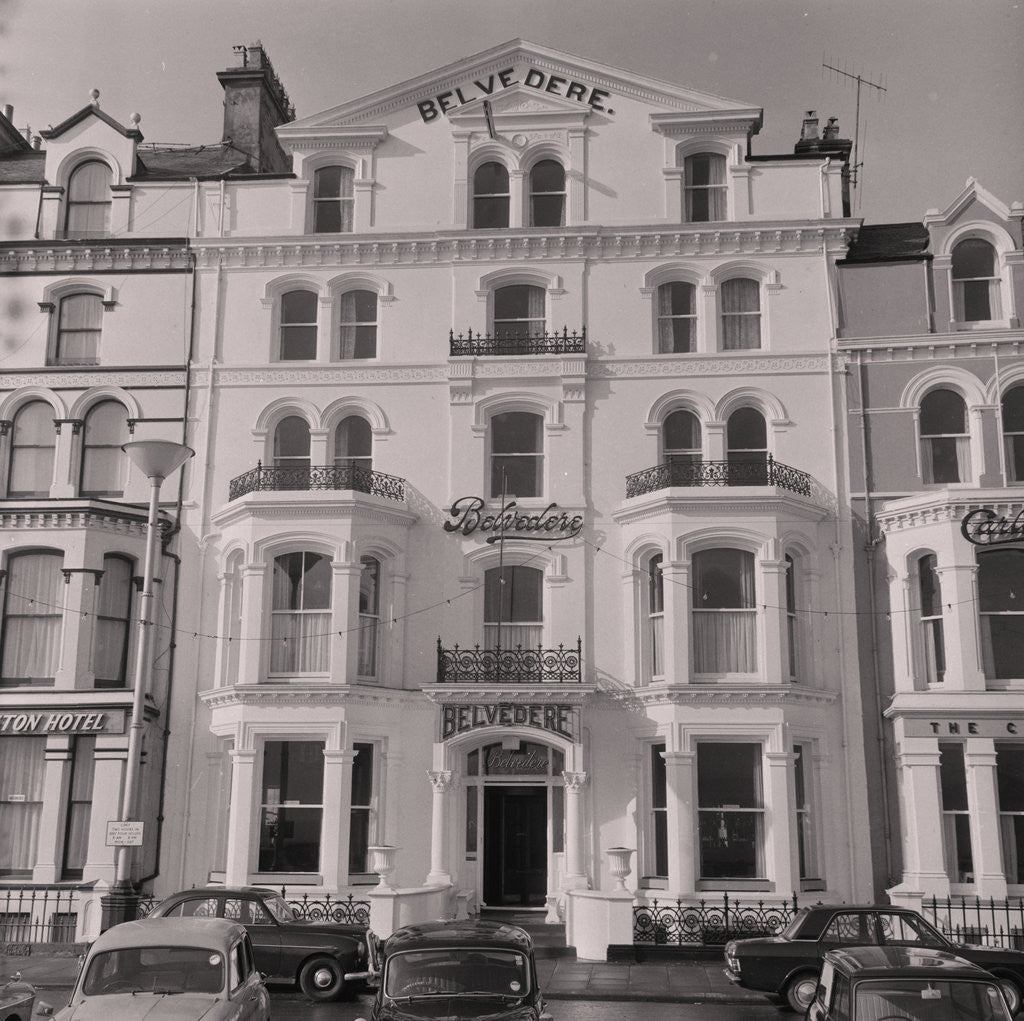 Detail of Belvedere boarding house by Manx Press Pictures