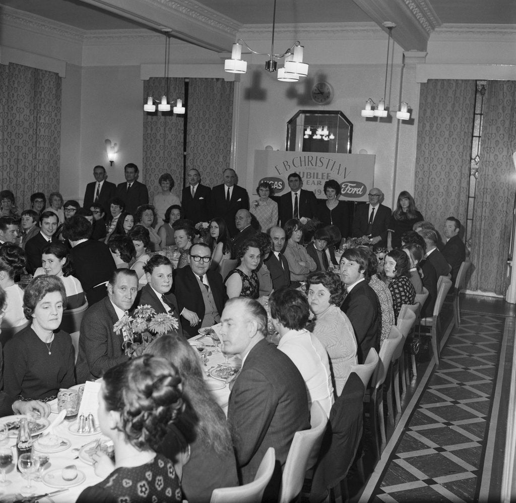 Detail of EB Christian's dinner, Metropole, Isle of Man by Manx Press Pictures