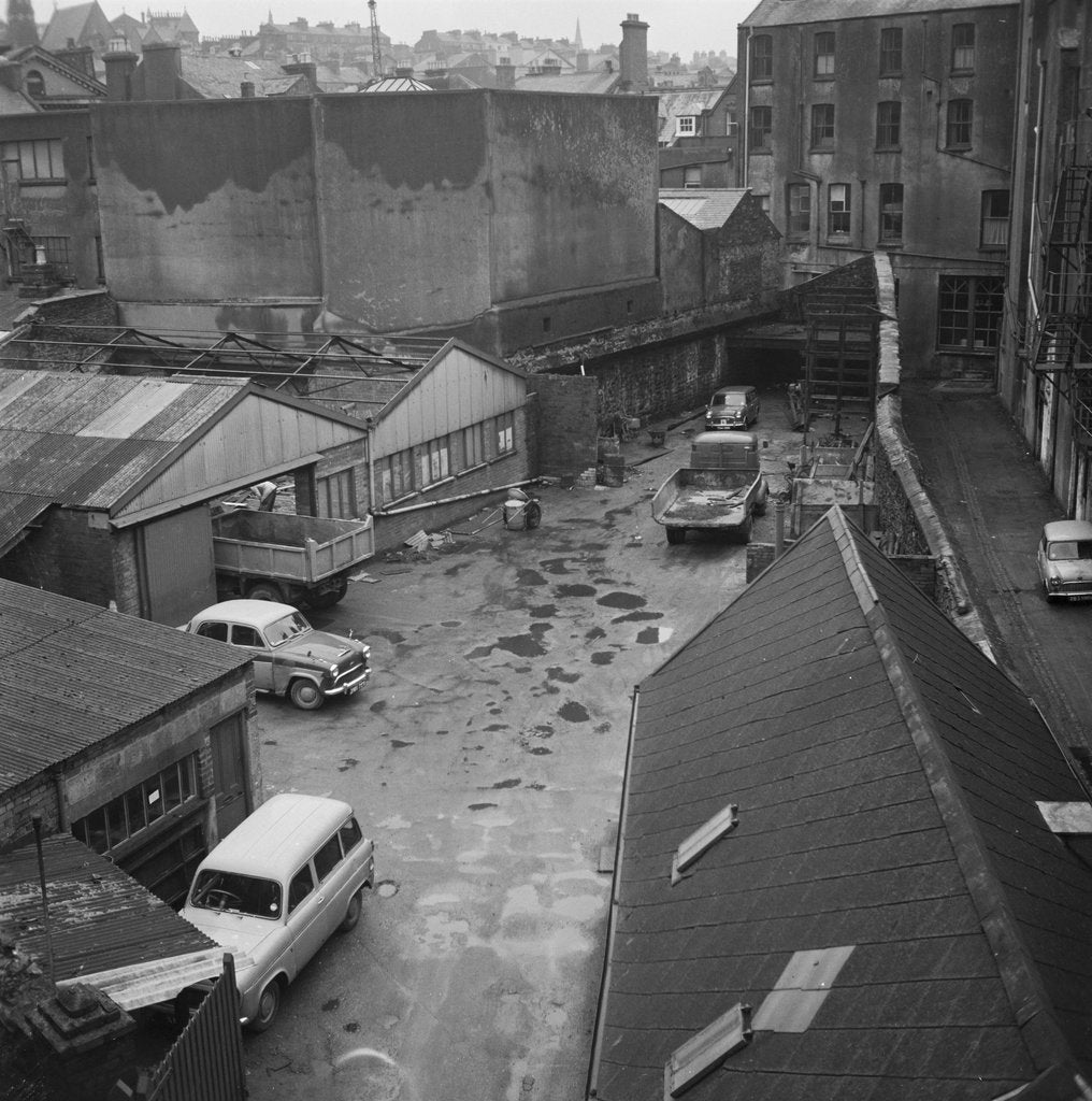 Detail of Villiers Yard car park, Douglas by Manx Press Pictures