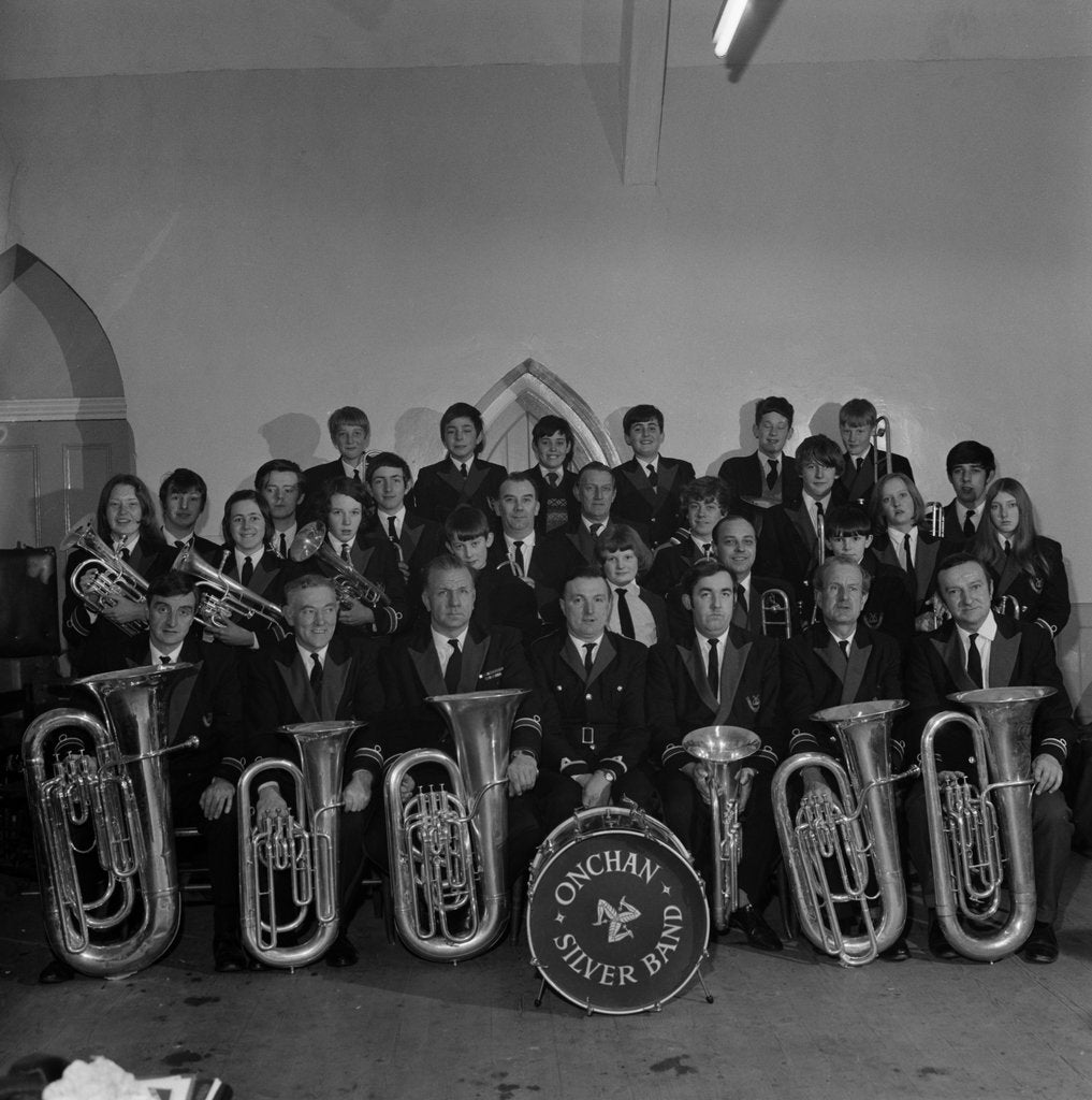 Detail of Onchan Silver Band by Manx Press Pictures