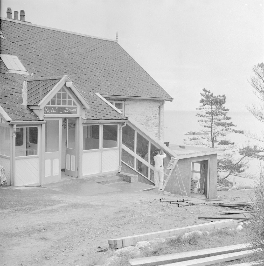 Detail of Perwick Bay Hotel by Manx Press Pictures