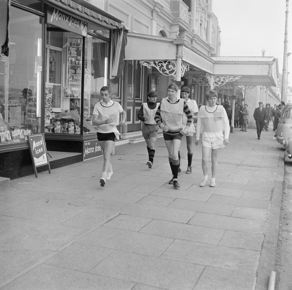 Detail of Start of Isle of Man Parish Walk, Douglas by Manx Press Pictures
