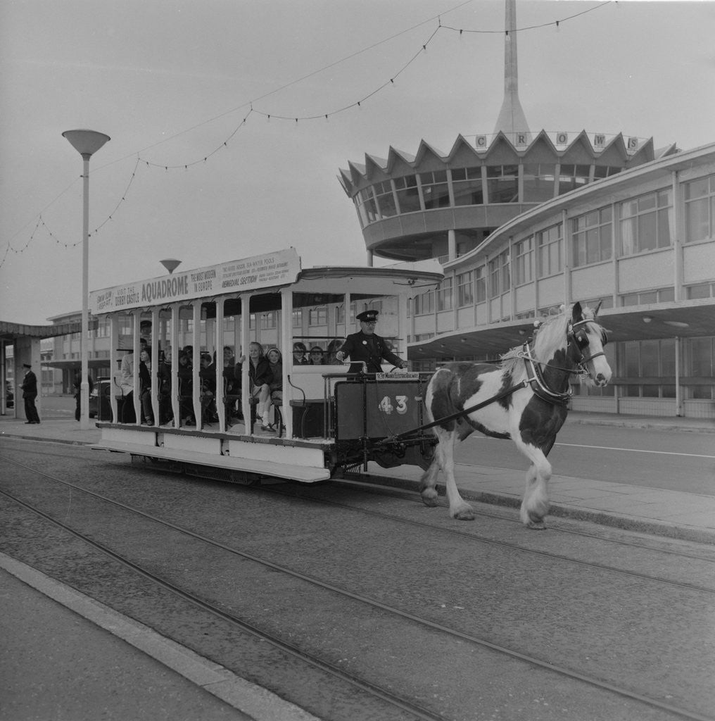Detail of Horse tram opening by Manx Press Pictures