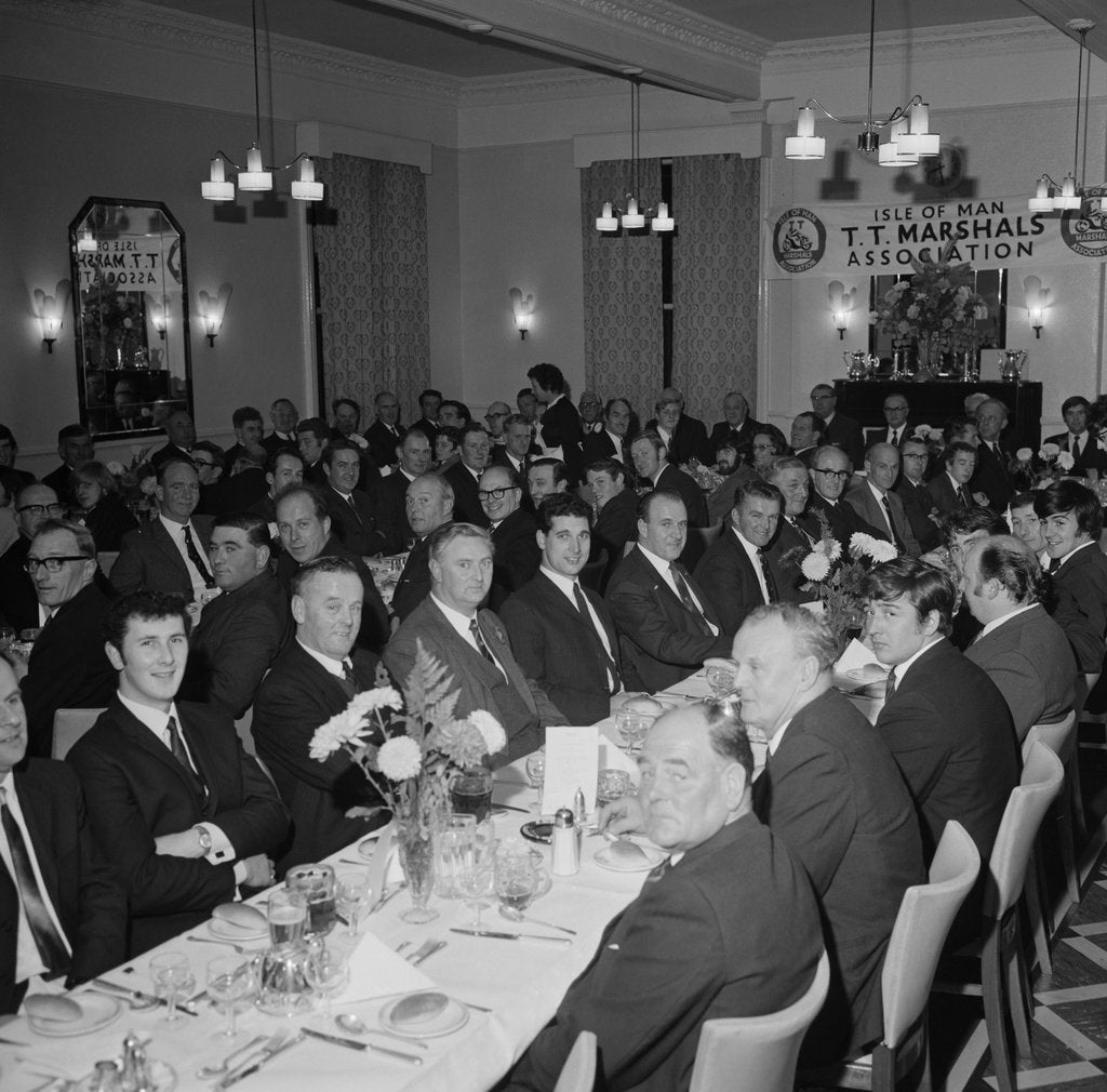 Detail of TT dinner, Metropole, Isle of Man by Manx Press Pictures