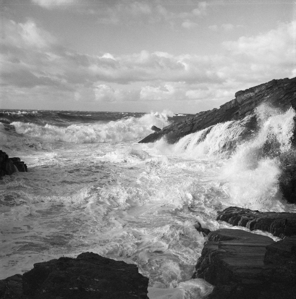 Detail of Storm at Niarbyl by Manx Press Pictures
