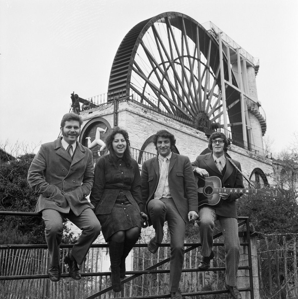 Detail of Mannin Folk, Laxey Wheel by Manx Press Pictures