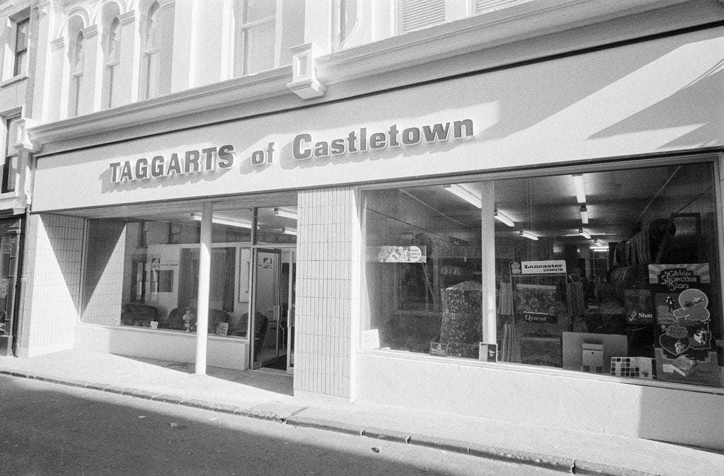 Detail of Taggarts shop, Castletown by Manx Press Pictures