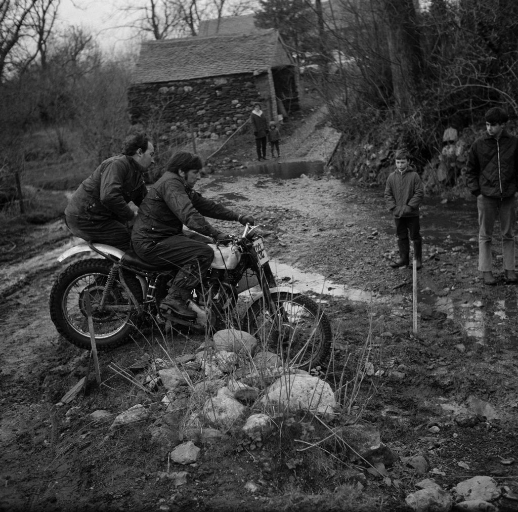 Detail of Motor Cycle Trial, Dalby by Manx Press Pictures