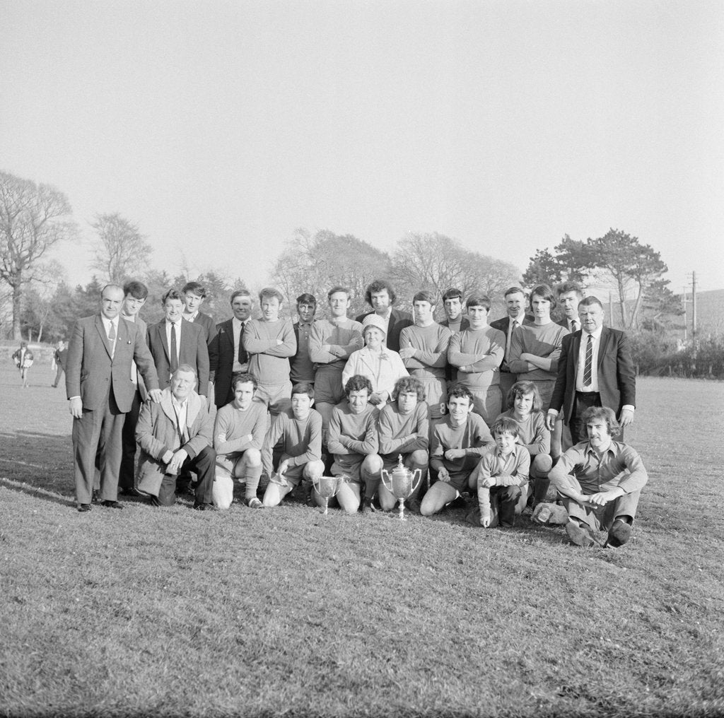 Detail of Marown men's football team at Crosby by Manx Press Pictures