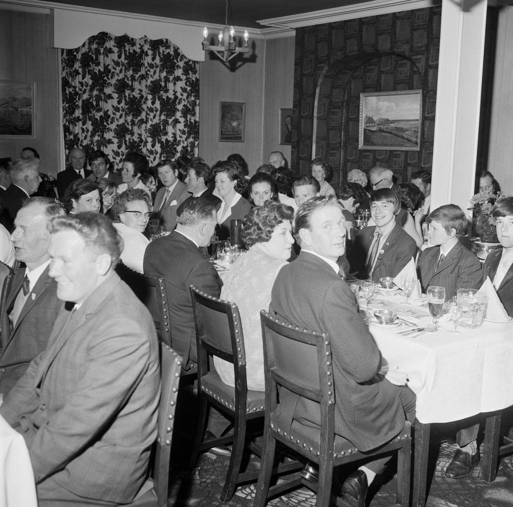 Detail of Kirk Michael Rifle Dinner, Mitre, Isle of Man by Manx Press Pictures