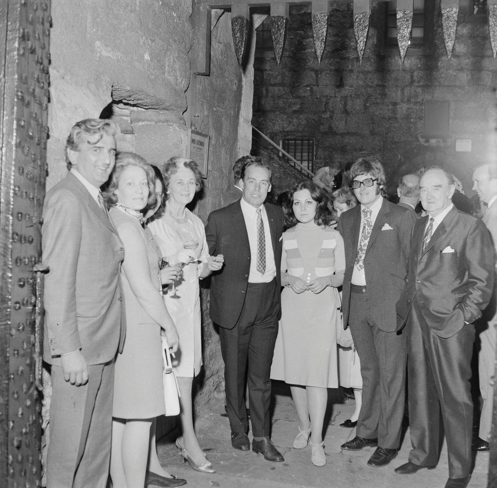 Detail of Cocktail party, Castle Rushen by Manx Press Pictures