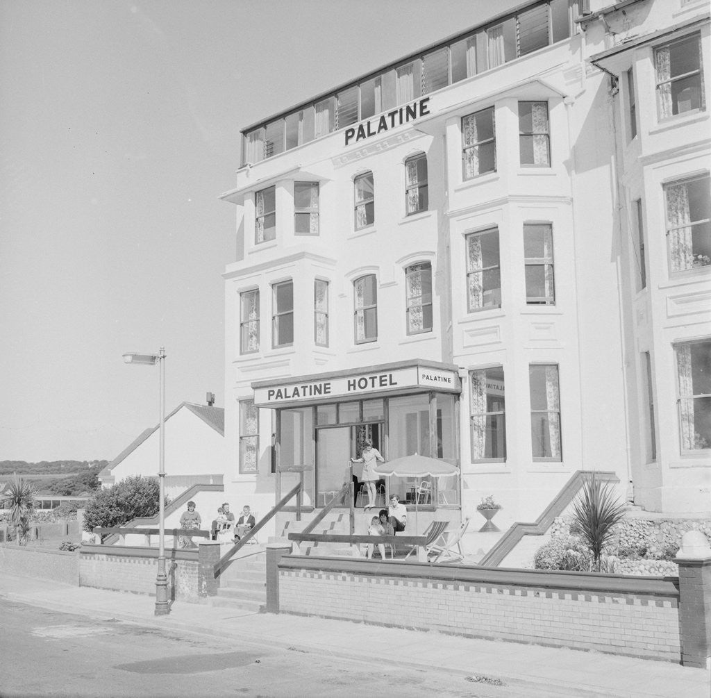 Detail of Palatine hotel, Onchan by Manx Press Pictures