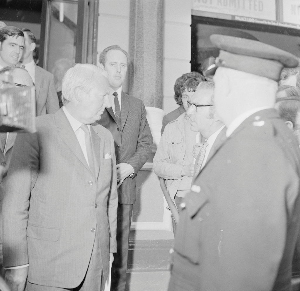 Detail of Prime Minister Edward Heath visits the Isle of Man by Manx Press Pictures