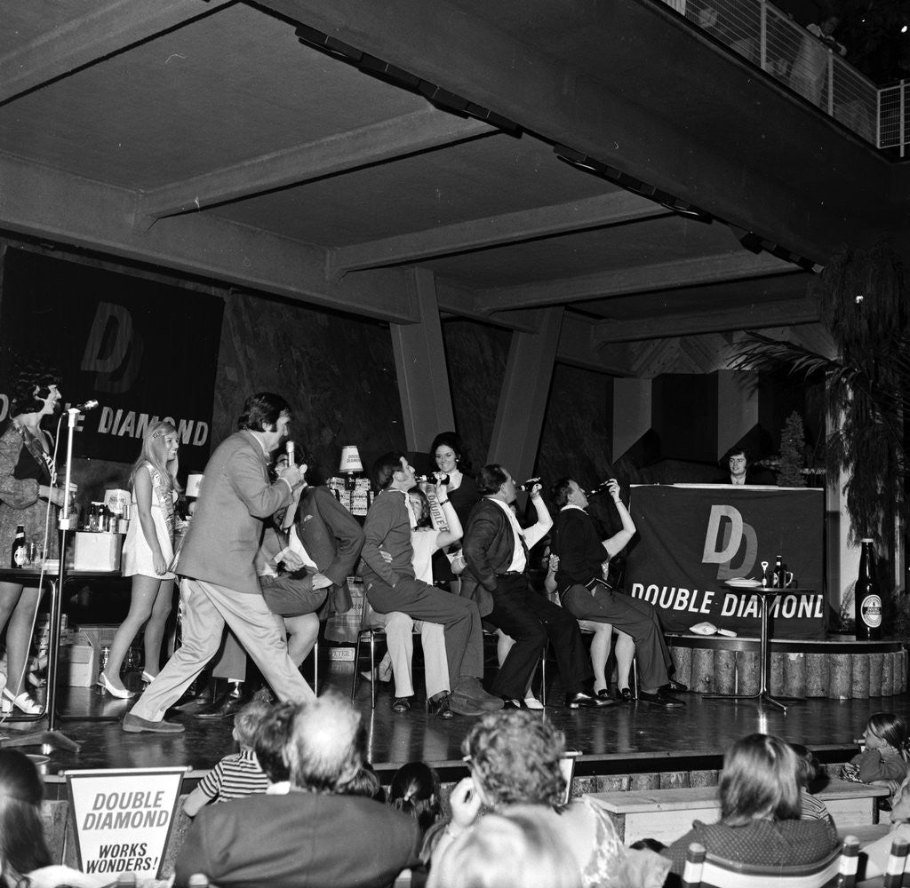 Detail of Double Diamond at Summerland by Manx Press Pictures