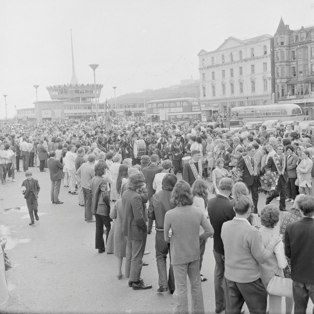 Detail of Orange Day Parade by Manx Press Pictures