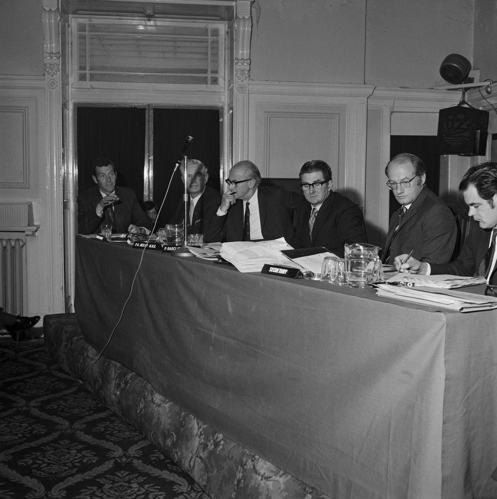 Detail of Shoprite planning meeting, Villa Marina, Douglas by Manx Press Pictures