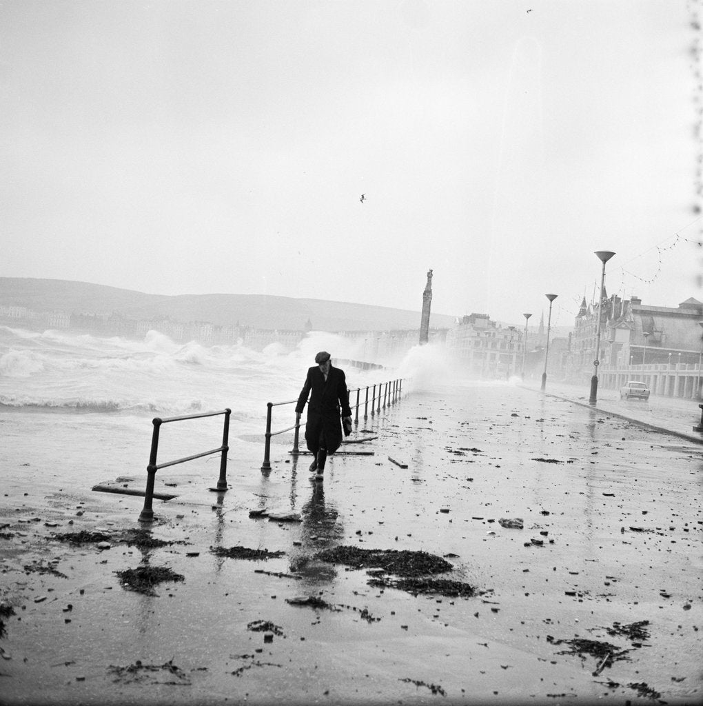 Detail of Storm, Douglas Promenade by Manx Press Pictures