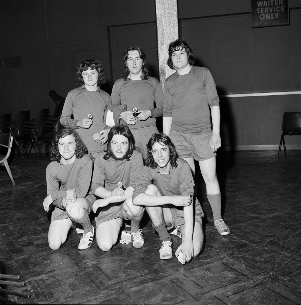 Detail of Men's five-a-side football final, Lido, Douglas by Manx Press Pictures