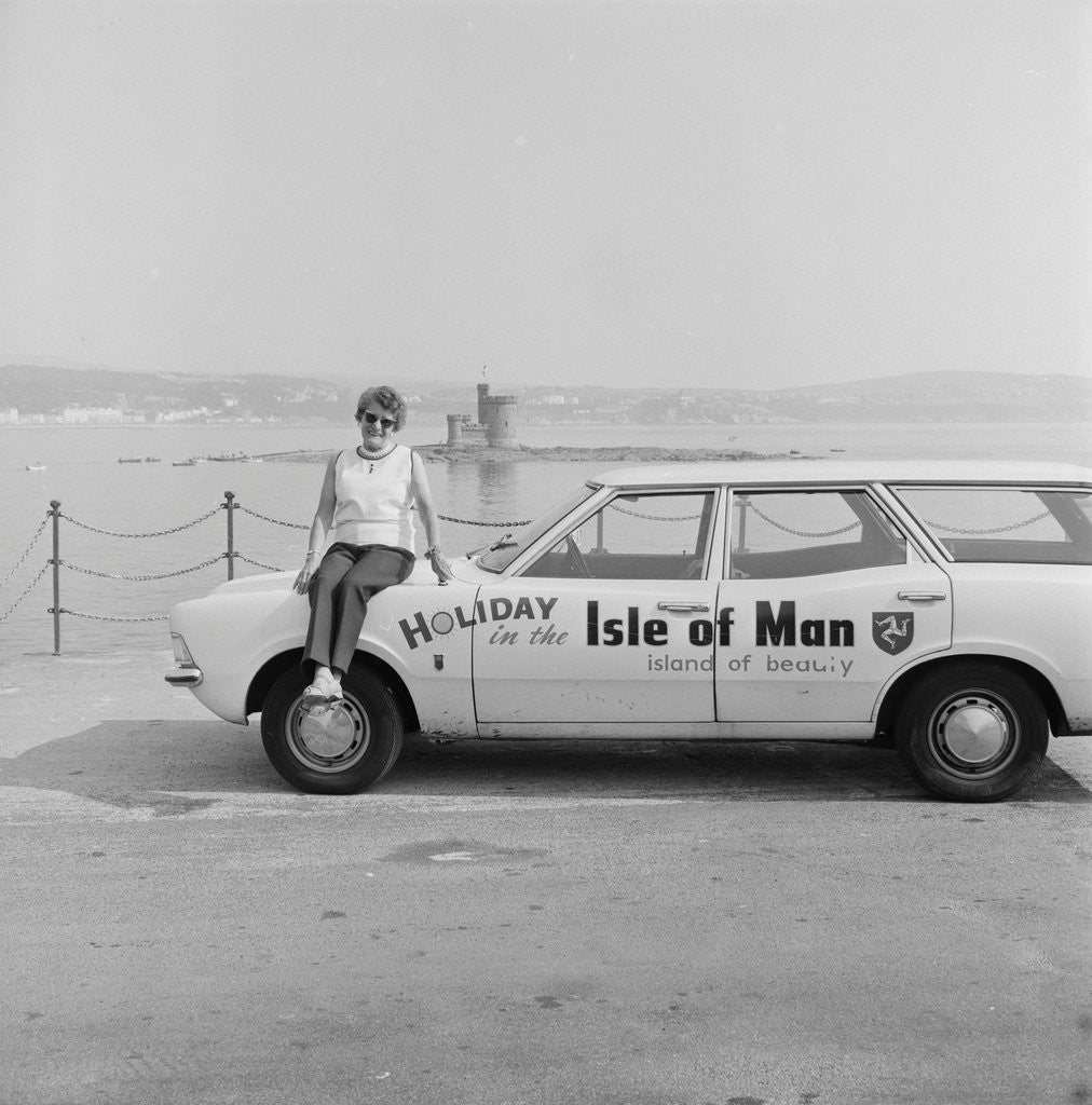Detail of Holiday in the Isle of Man' by Manx Press Pictures