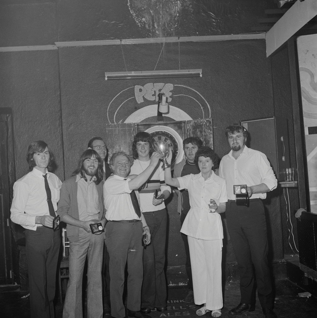 Detail of Darts Final, Peel Castle by Manx Press Pictures