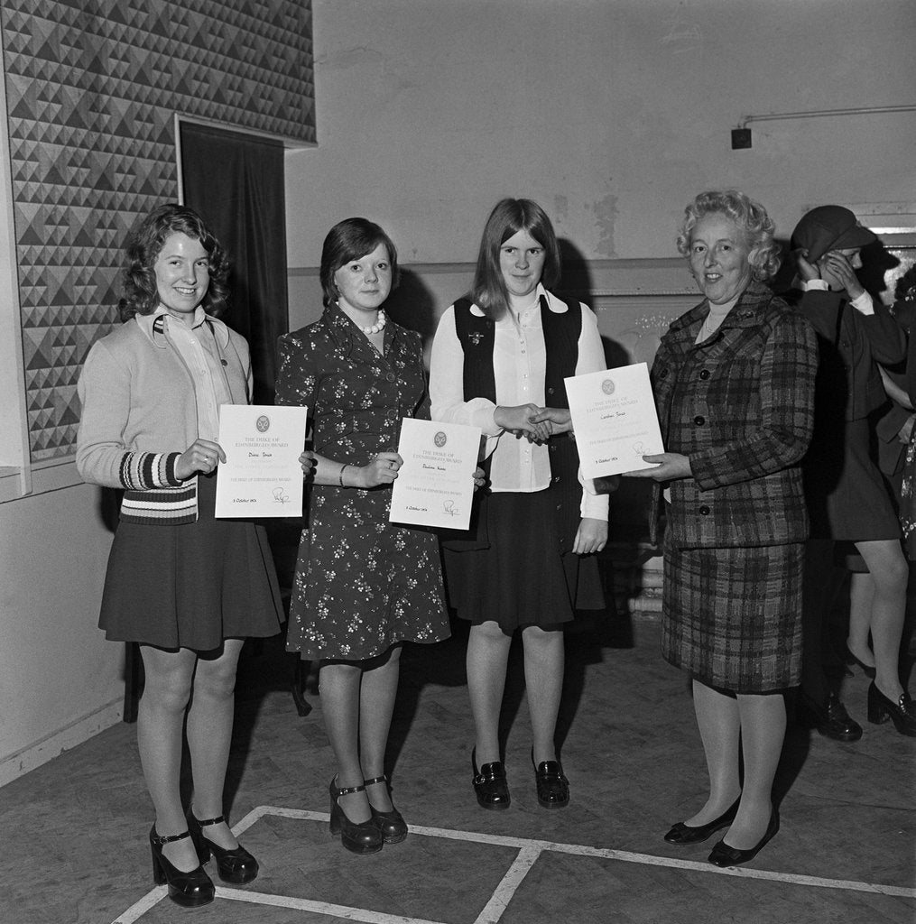 Detail of Duke of Edinburgh's Award presentation, Peel by Manx Press Pictures