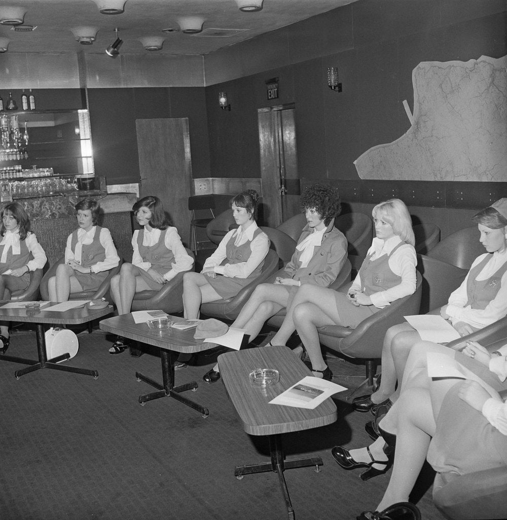 Detail of Isle of Man Tourist Board women, Palace, Douglas by Manx Press Pictures