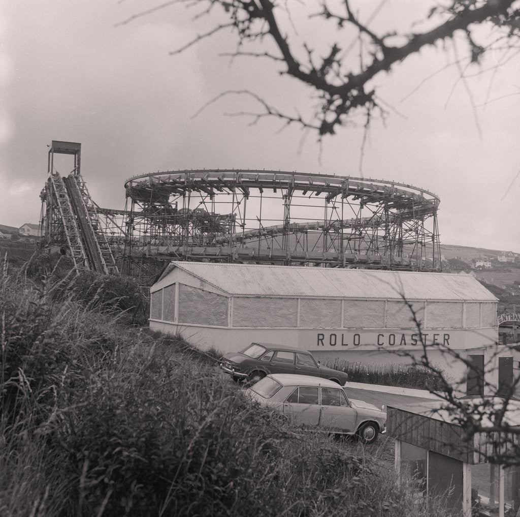 Detail of Rolo Coaster', rollercoaster, Onchan Head by Manx Press Pictures