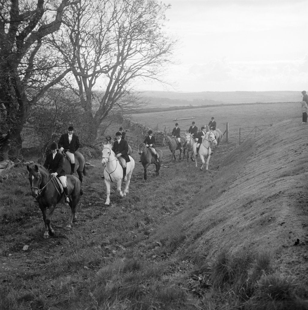 Detail of Hunt at Braaid by Manx Press Pictures