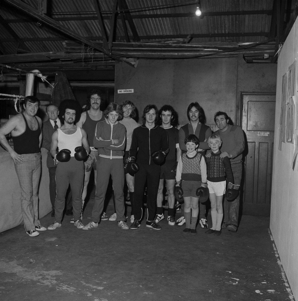 Detail of Boxing club, Isle of Man by Manx Press Pictures