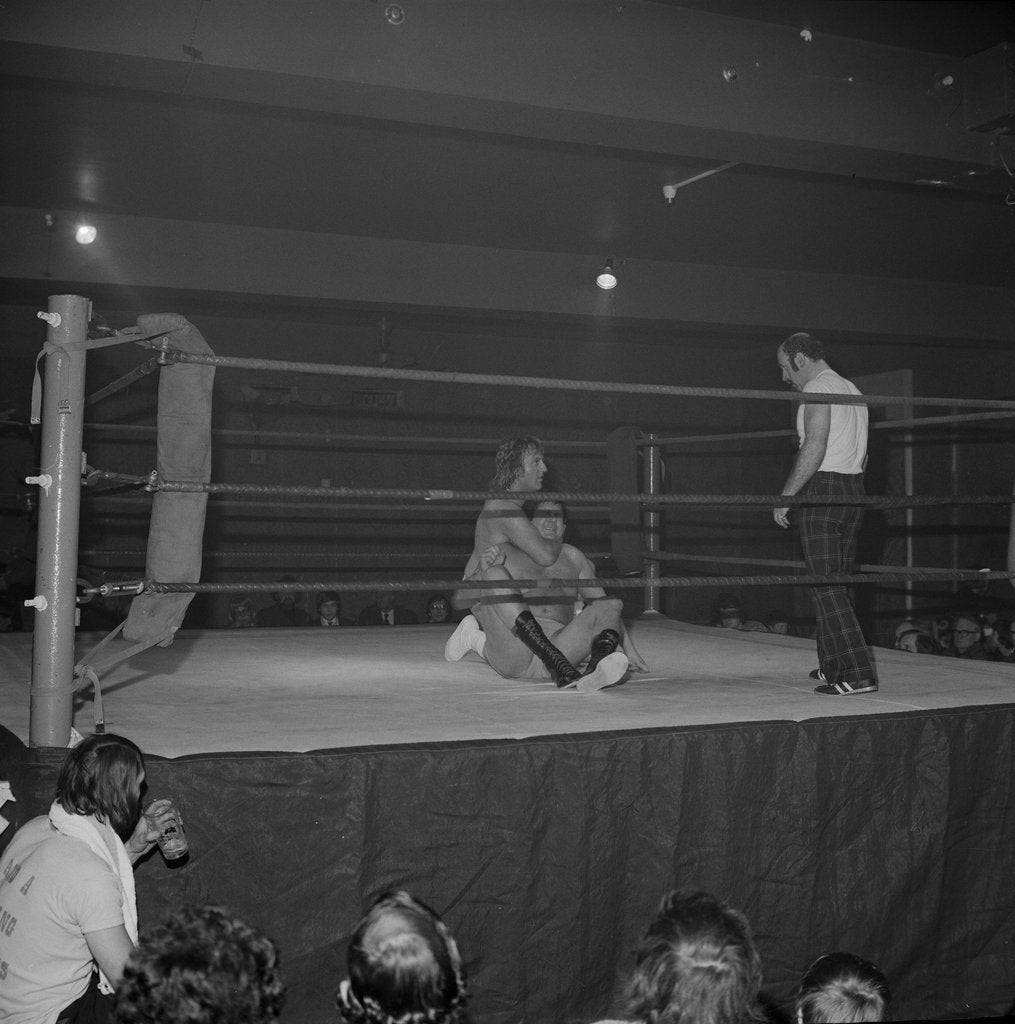 Detail of Wrestling, Majestic, Isle of Man by Manx Press Pictures