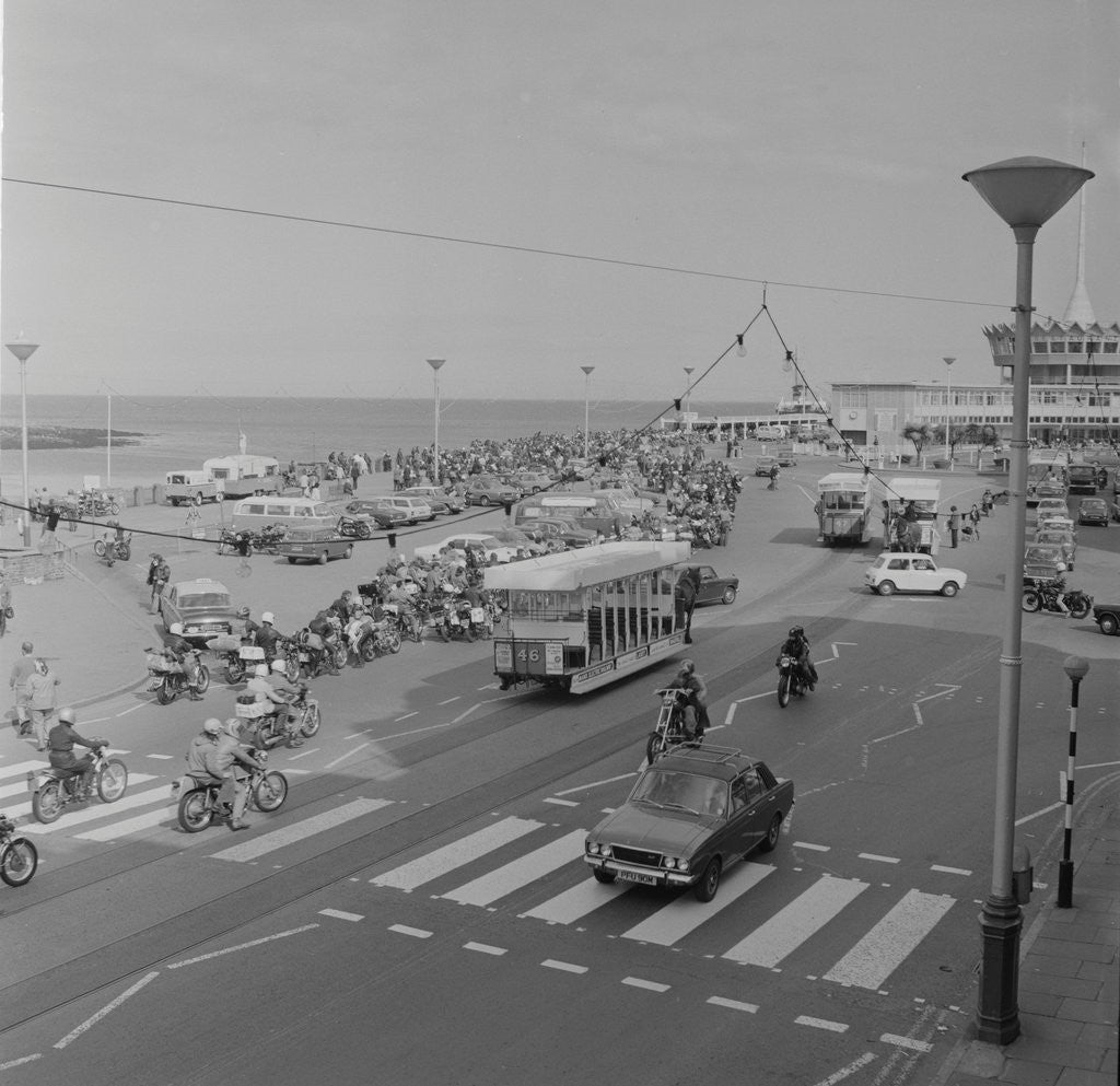 Detail of TT visitors leaving, Sea Terminal by Manx Press Pictures