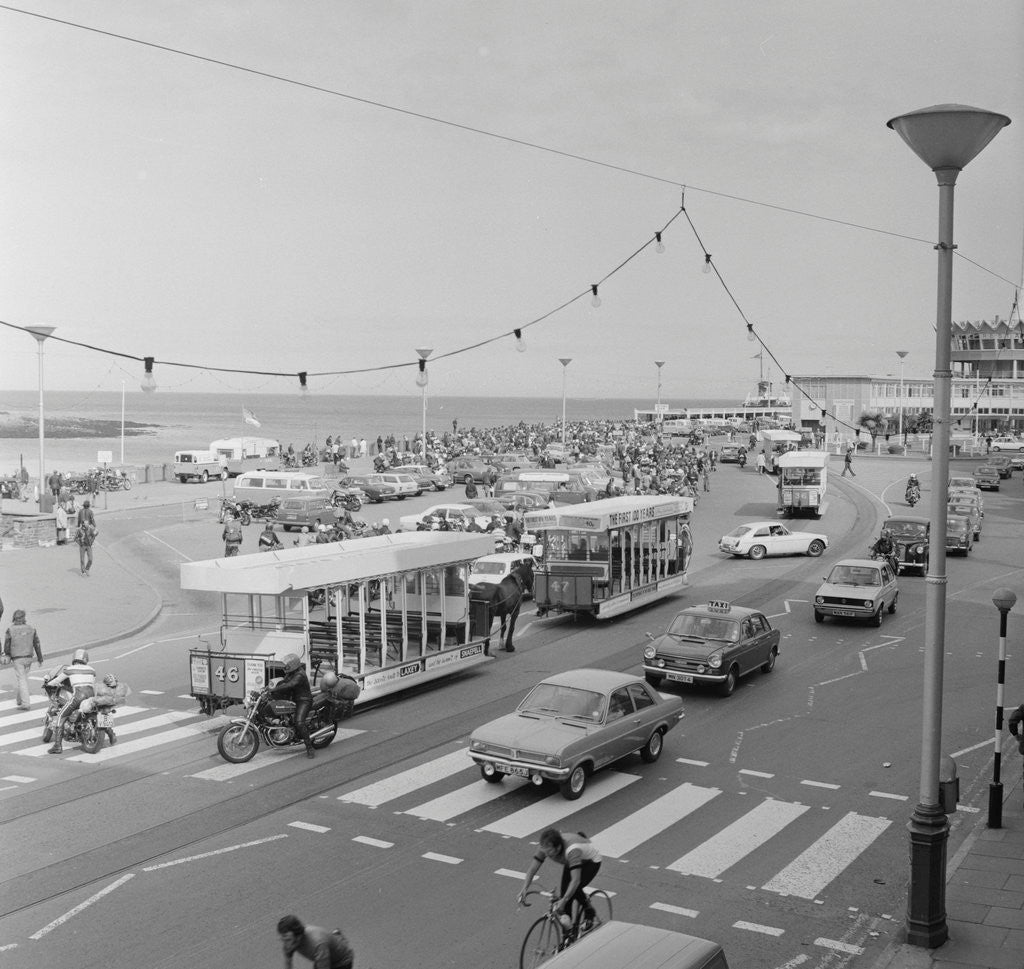 Detail of TT visitors leaving, Sea Terminal by Manx Press Pictures