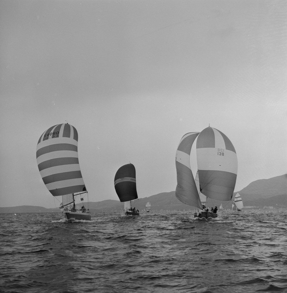 Detail of Round the Island Yacht Race by Manx Press Pictures