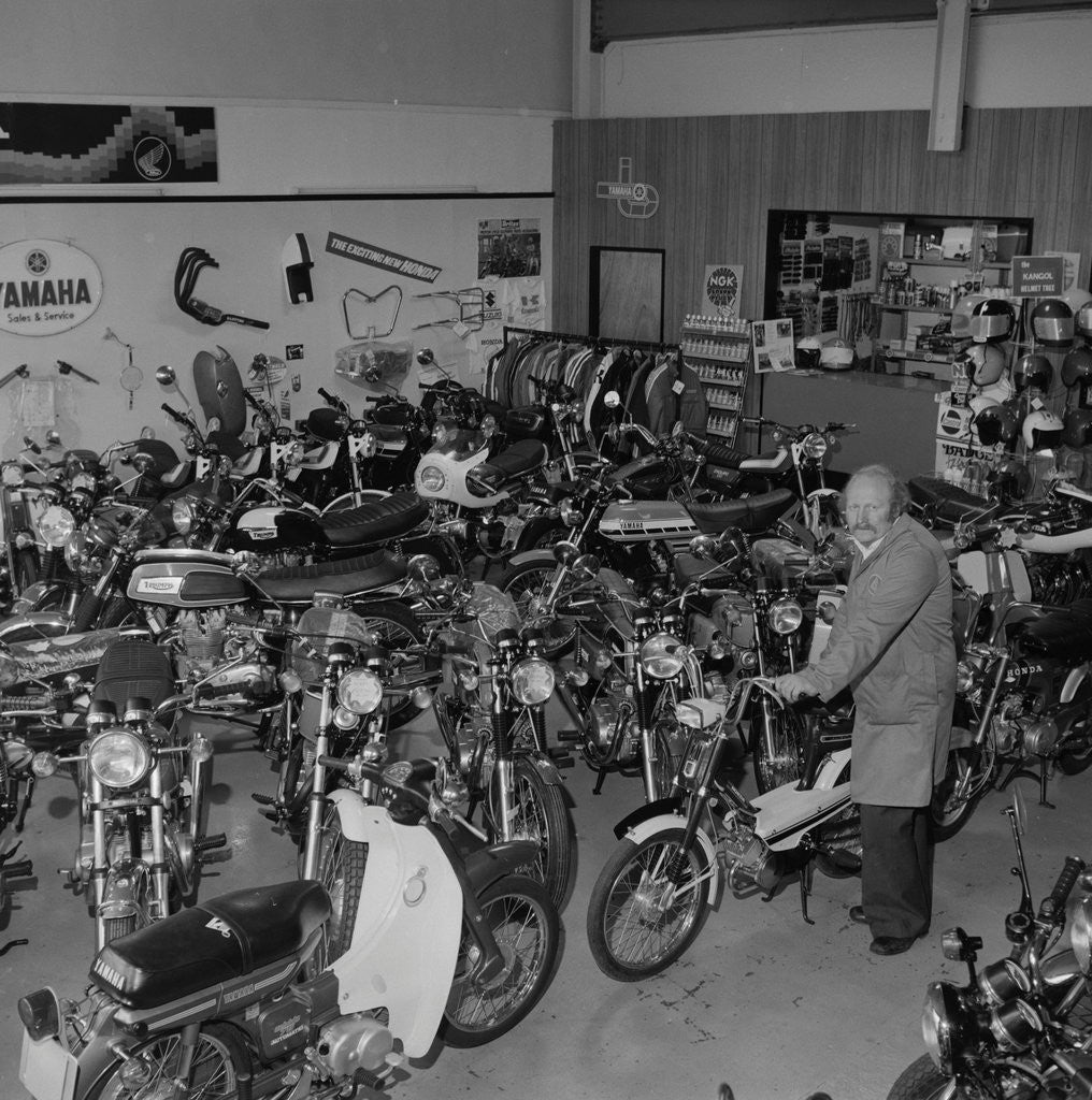 Detail of Dan Padgett's Motor Showroom opens by Manx Press Pictures