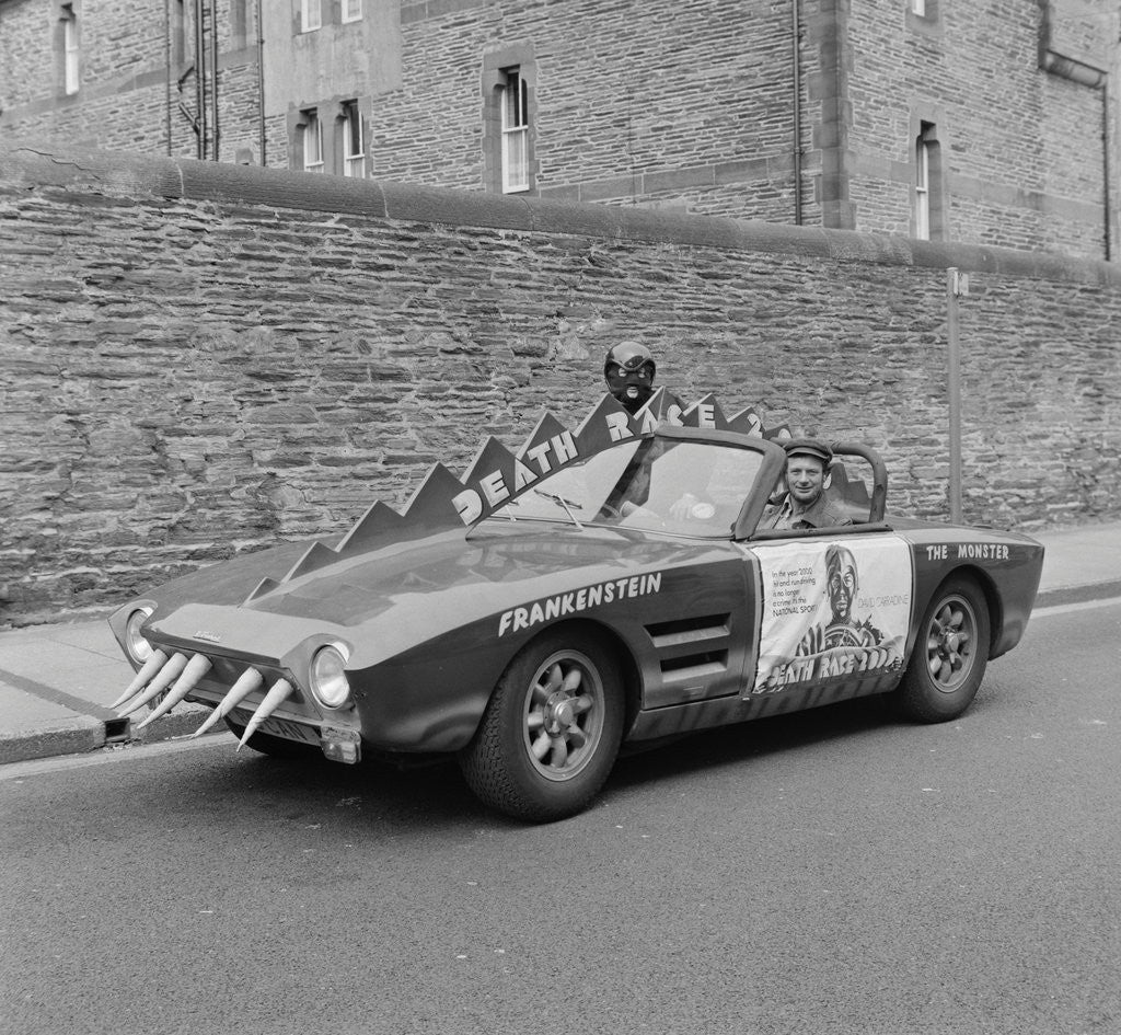 Detail of Death Race 2000 motorcar by Manx Press Pictures