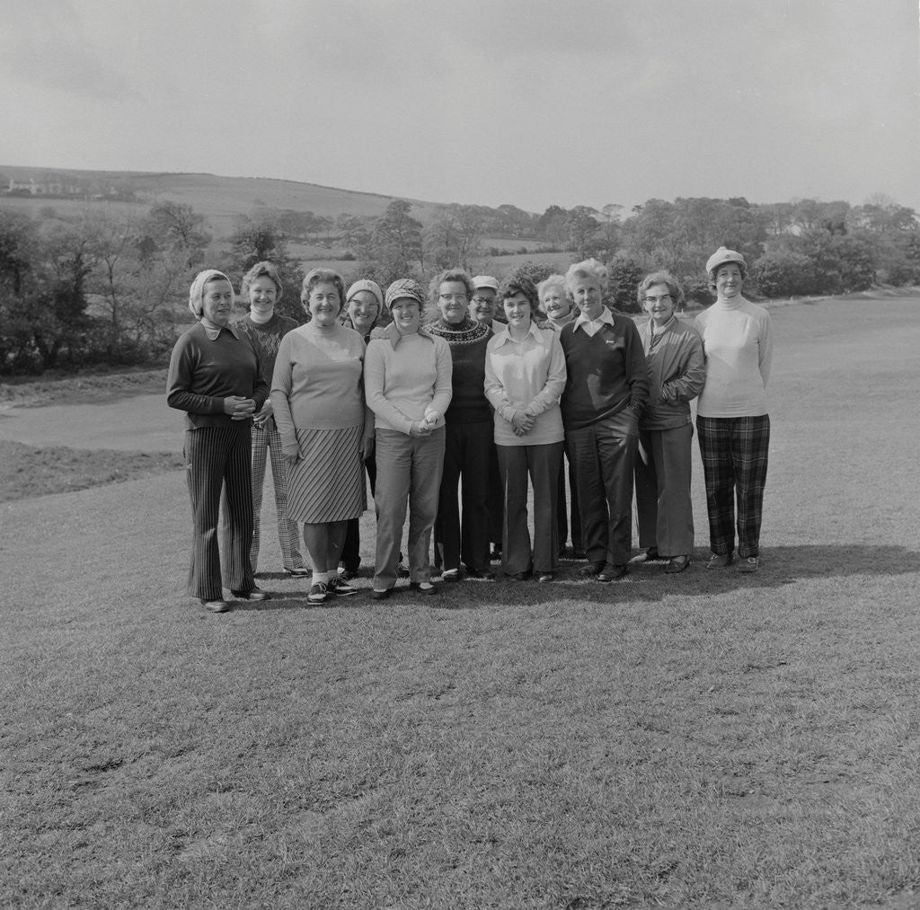 Detail of Lady Golf Champion competitors, Pulrose by Manx Press Pictures