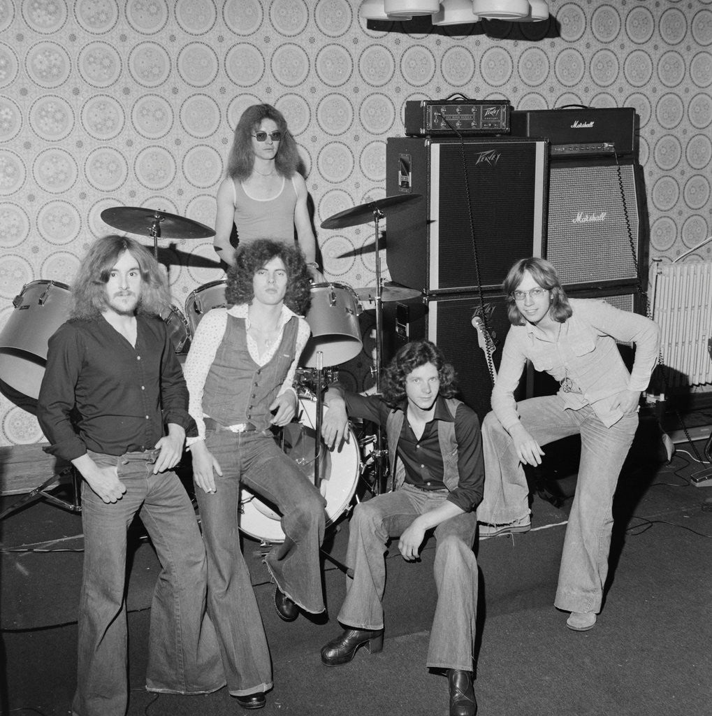 Detail of Nasty Piece of Work' rock band by Manx Press Pictures