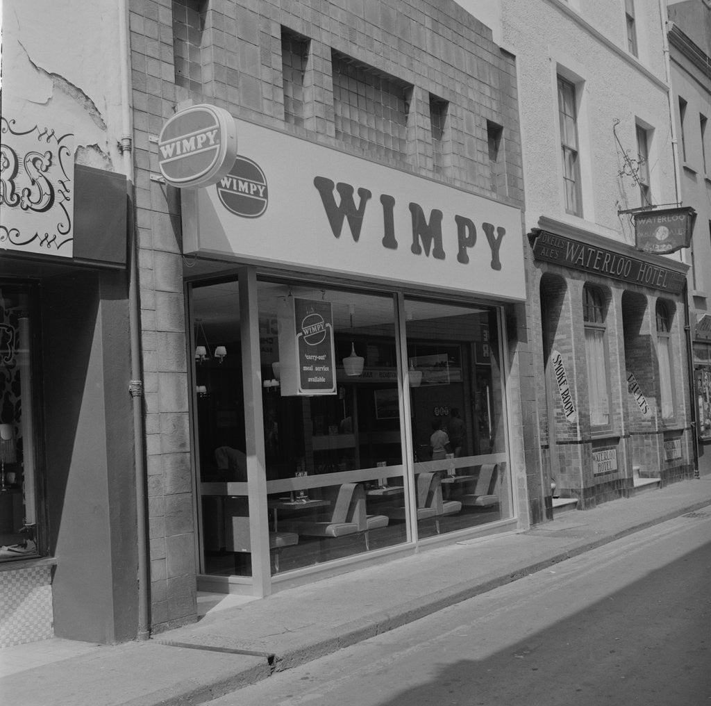 Detail of Opening of new Wimpy Bar, Strand Street, Douglas by Manx Press Pictures