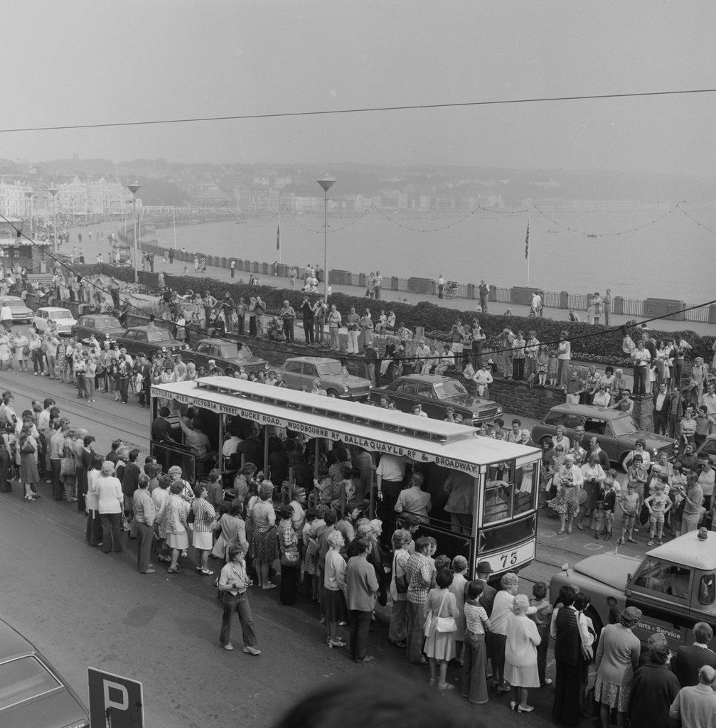 Detail of Cable car centenary celebrations by Manx Press Pictures