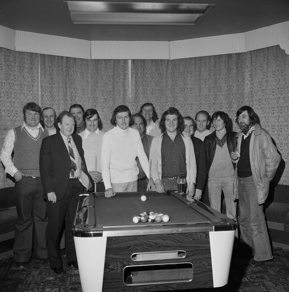 Detail of Raven Hotel Pool Team, Isle of Man by Manx Press Pictures