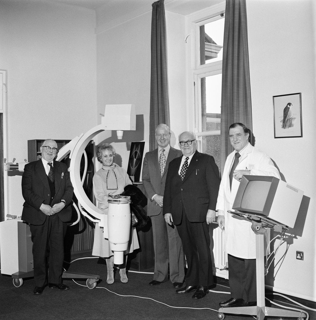 Detail of X-ray unit presentation, Noble's Hospital, Douglas by Manx Press Pictures