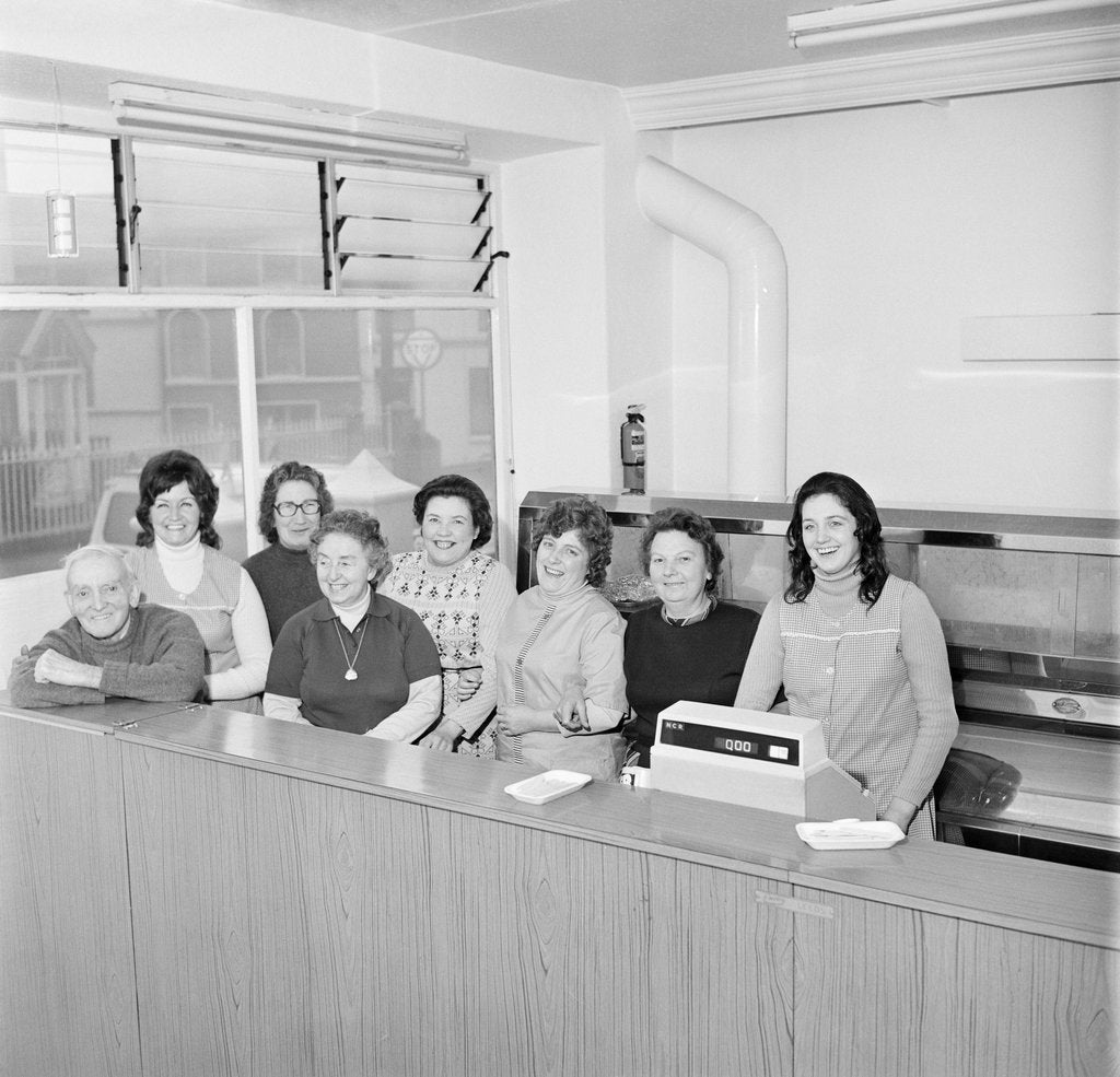 Detail of Fish and chip shop, Peel by Manx Press Pictures