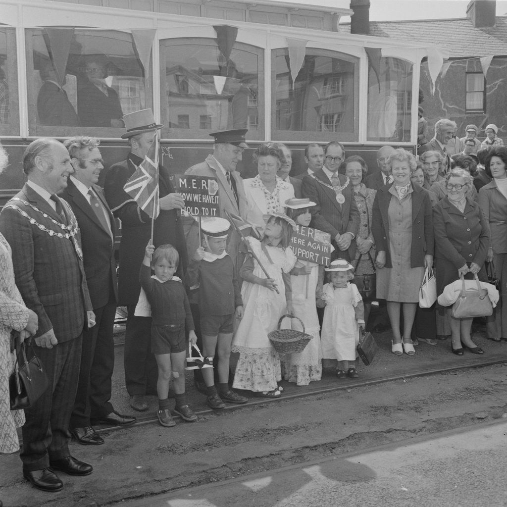 Detail of Manx Electric Railway re-opening to Ramsey by Manx Press Pictures