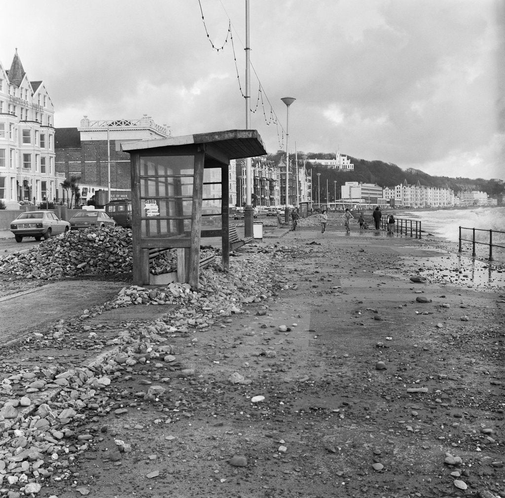 Detail of Storm, Douglas Promenade by Manx Press Pictures