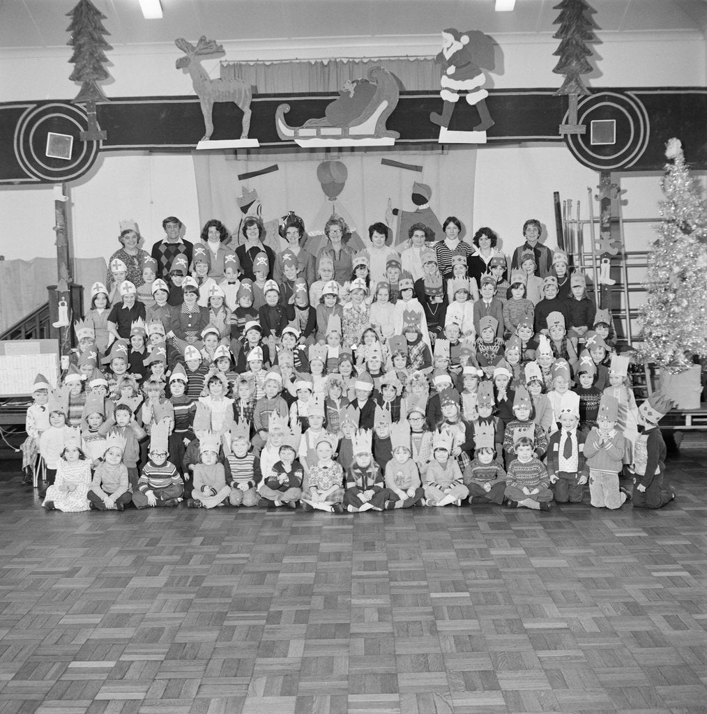 Detail of Pulrose School Party by Manx Press Pictures