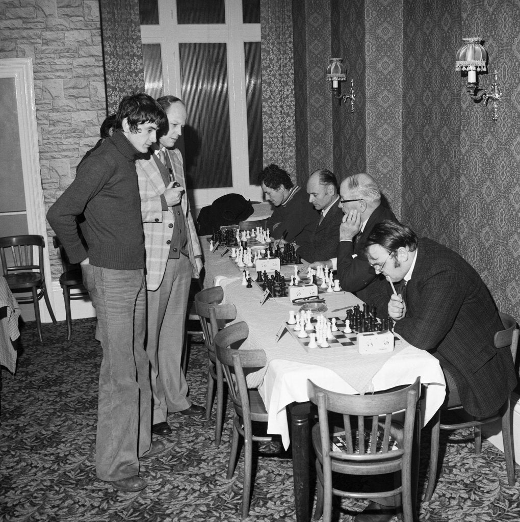 Detail of Chess Competition, Broadway, Douglas by Manx Press Pictures