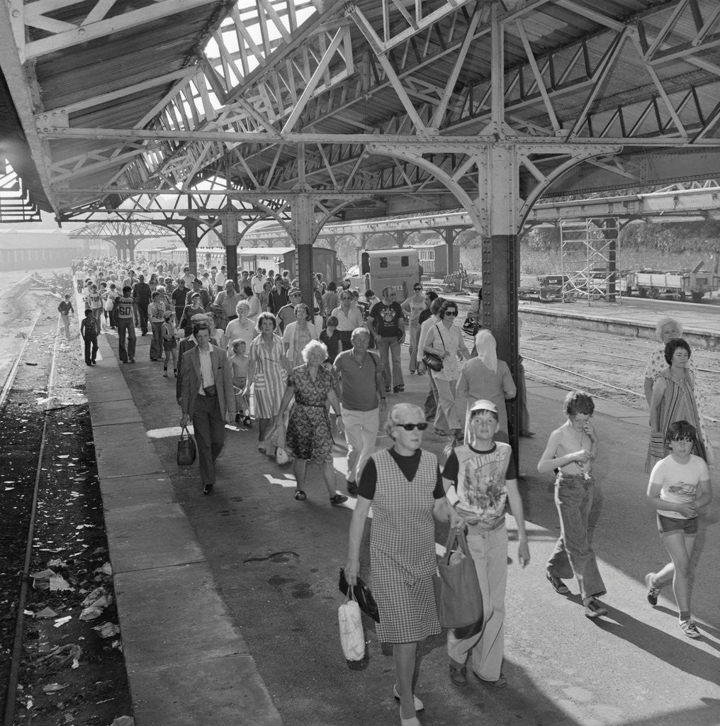 Detail of Douglas Railway Station by Manx Press Pictures