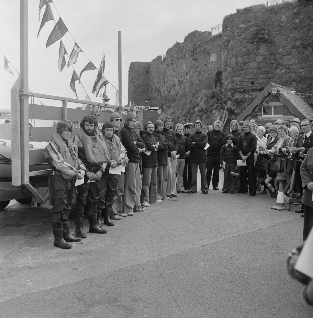 Detail of Peel Lifeboat 150th Anniversary by Manx Press Pictures