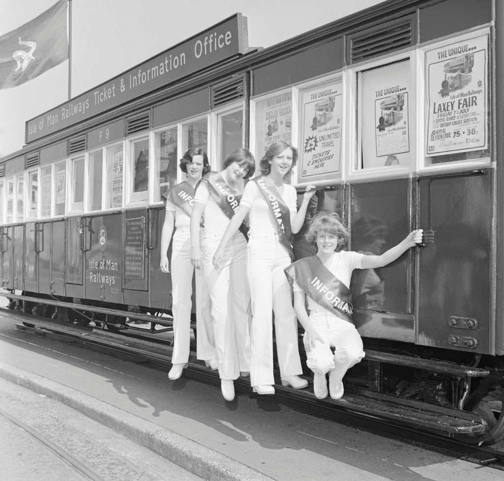 Detail of Tourist Board Information Couriers by Manx Press Pictures