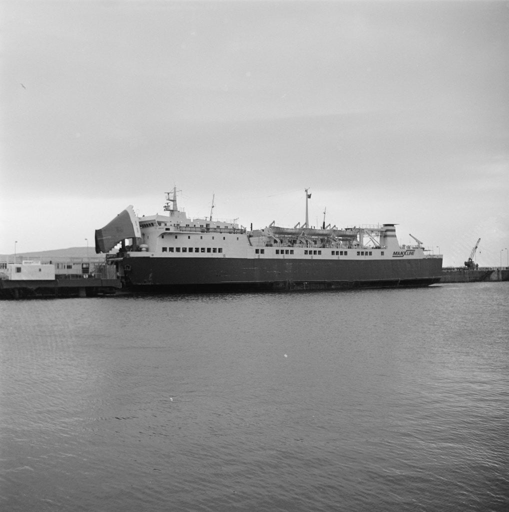 Detail of Ro-Ro ship broken down, Douglas by Manx Press Pictures
